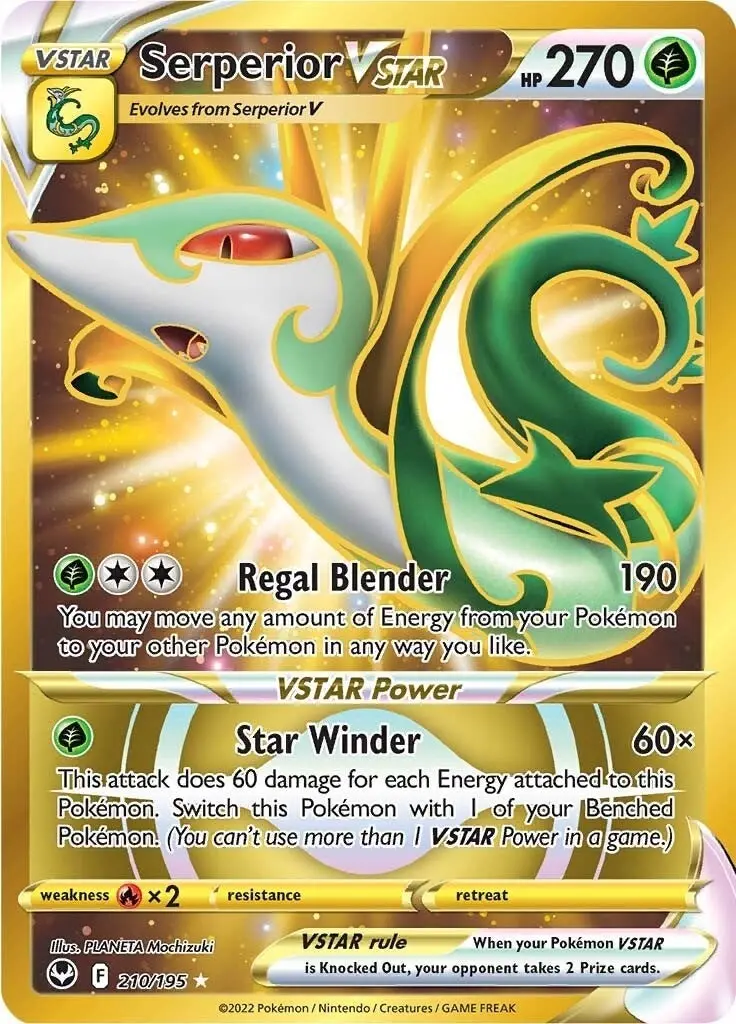 Serperior Vstar (Secret) (210) (210/195) (Swsh12) 1