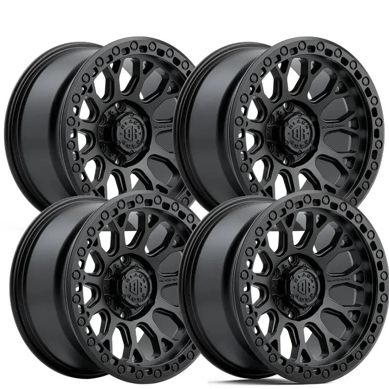 Set Of 4 Spider Wheel By Black Rock 1