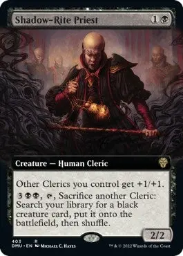 Shadow-Rite Priest (Extended Art) (403) (Dmu) 1