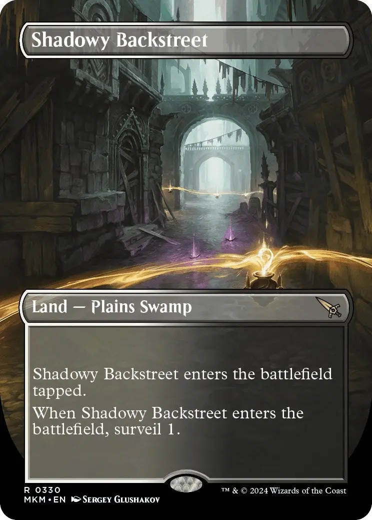 Shadowy Backstreet (Borderless) (330) (Mkm) 1