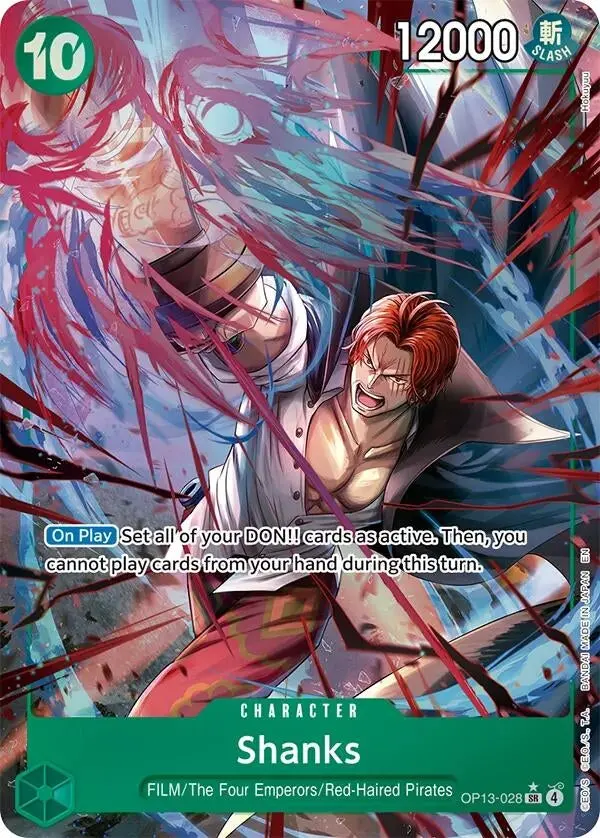 Shanks (028) (Alternate Art) (Op13-028) (Op13) 1