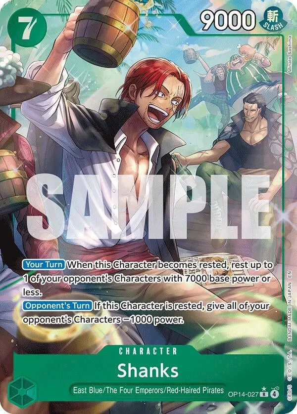 Shanks (Alternate Art) (Op14-027) (Op14) 1
