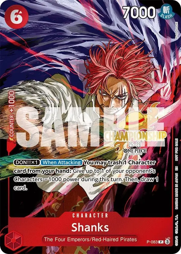 Shanks (Cs 25-26 Event Pack) (P-083) (Op-Pr) 1
