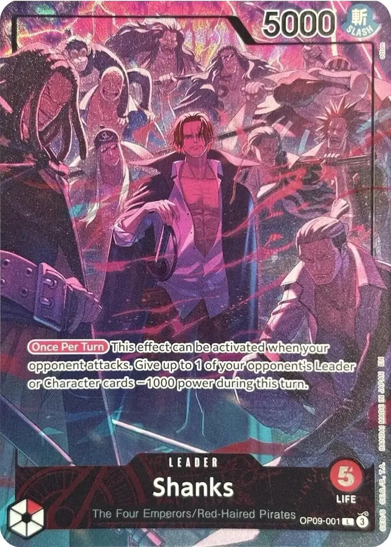 Shanks (English Version 2Nd Anniversary Set) (Op09-001) (Op-Pr) 1