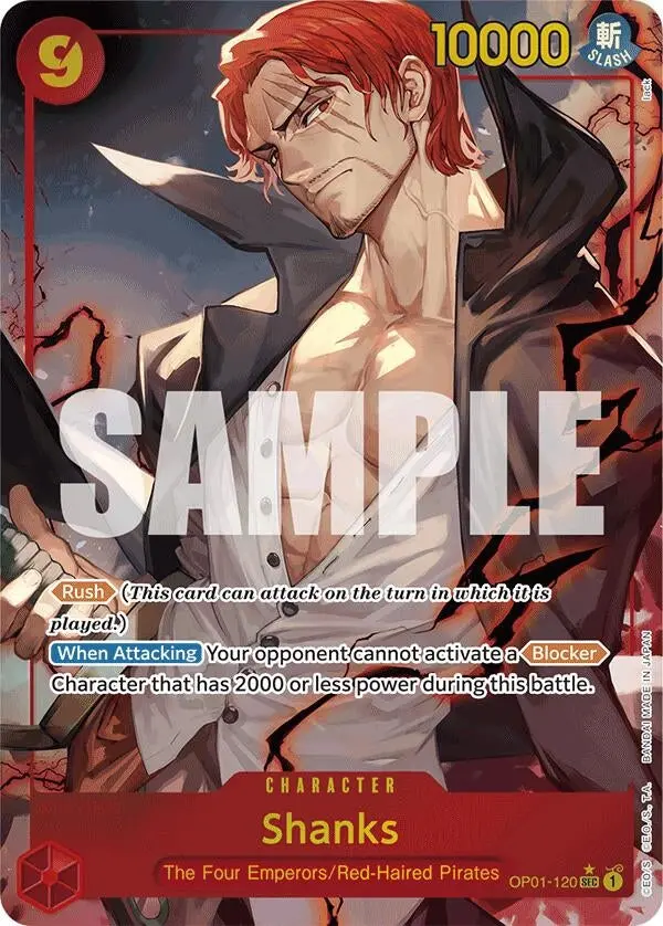Shanks (Op01-120) (Alternate Art) (Op01-120) (Prb-01) 1