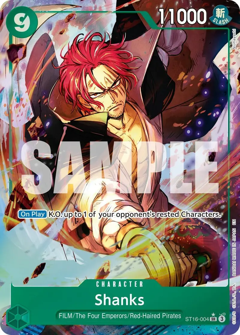 Shanks - St16-004 (Alternate Art) (St16-004) (Prb-02) 1