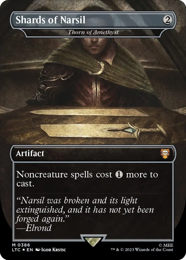 Shards Of Narsil - Thorn Of Amethyst (Surge Foil) (386) (Ltc) 1