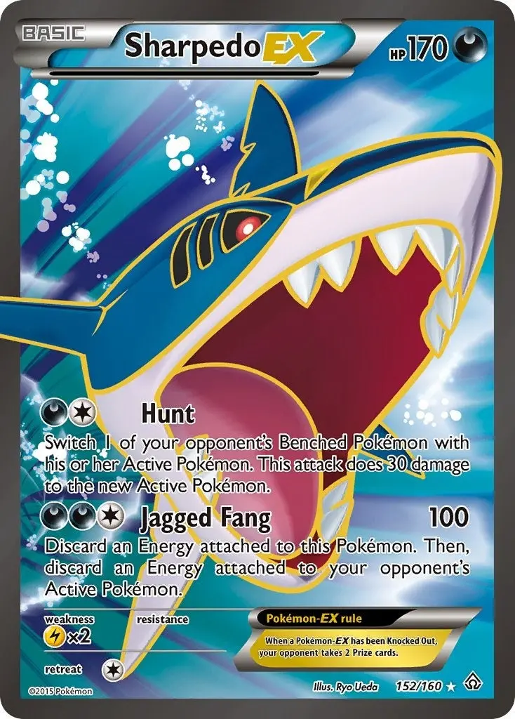 Sharpedo Ex (152 Full Art) (152/160) (Prc) 1