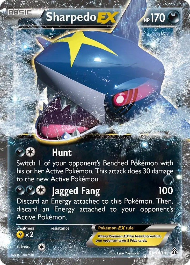 Sharpedo Ex (91/160) (Prc) 1