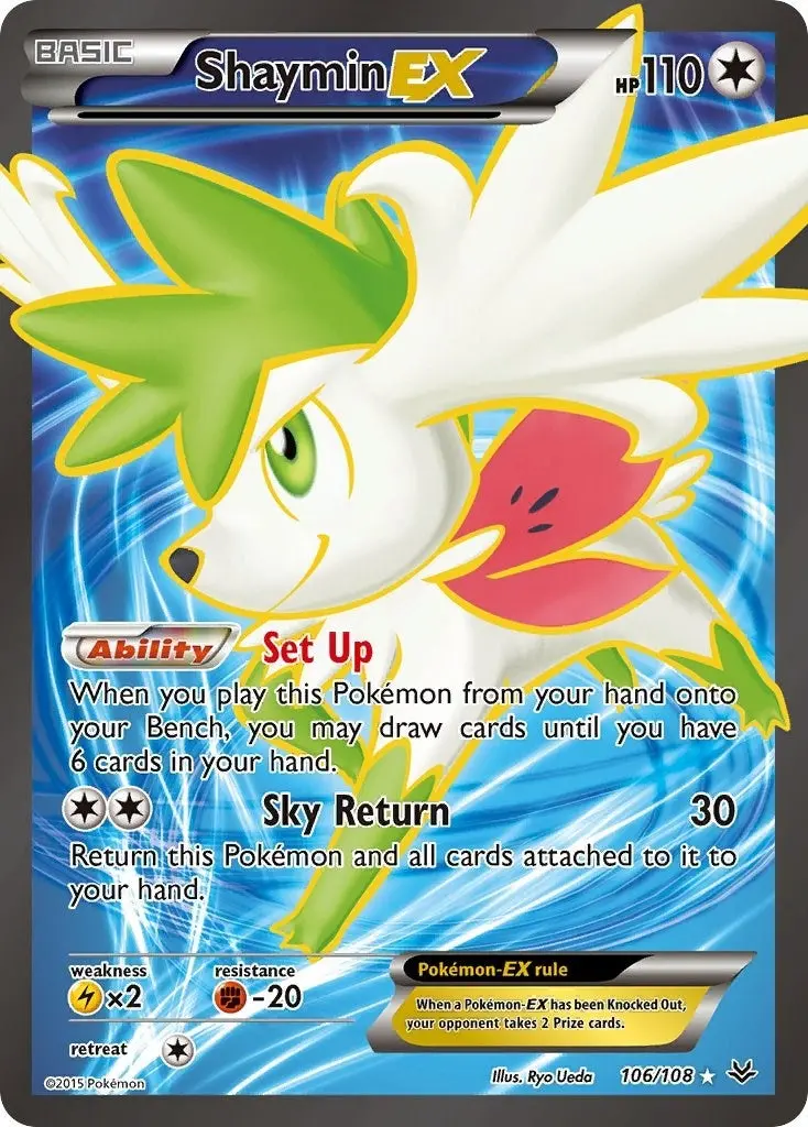 Shaymin Ex (106 Full Art) (106/108) (Ros) 1