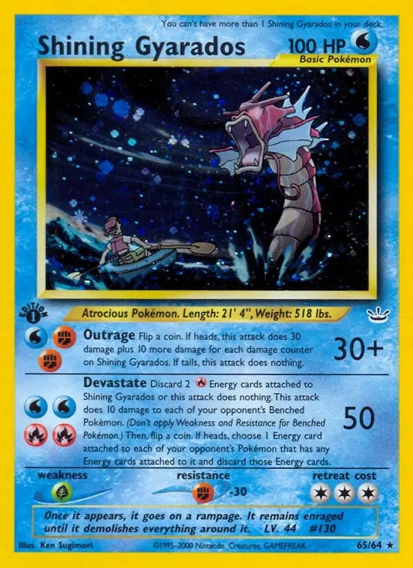 Shining Gyarados (65/64) (N3) 1