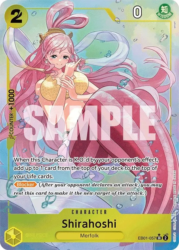 Shirahoshi (Alternate Art) (Eb01-057) (Eb-01) 1
