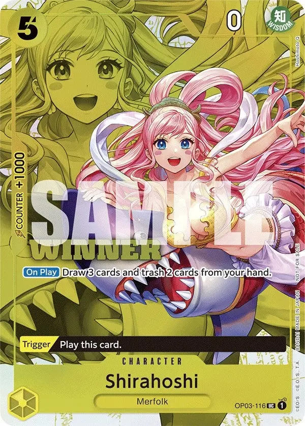 Shirahoshi (Winner Pack Vol. 6) (Op03-116) (Op-Pr) 1