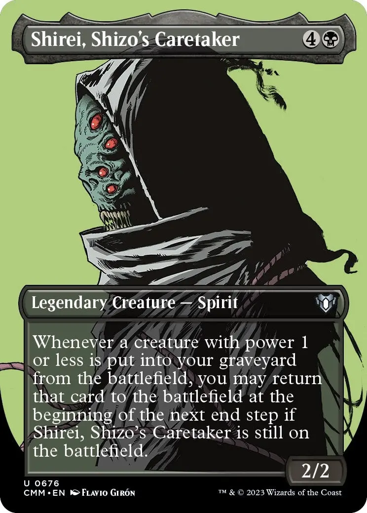 Shirei, Shizo's Caretaker (Borderless) (676) (Cmm) 1
