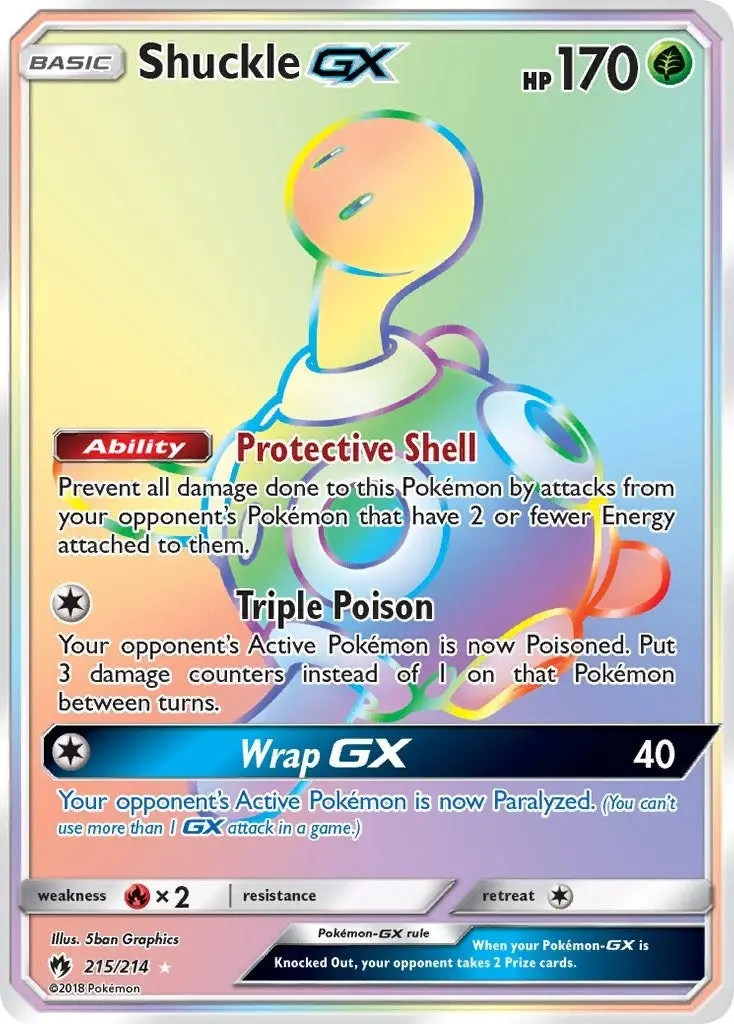 Shuckle Gx (Secret) (215/214) (Sm8) 1
