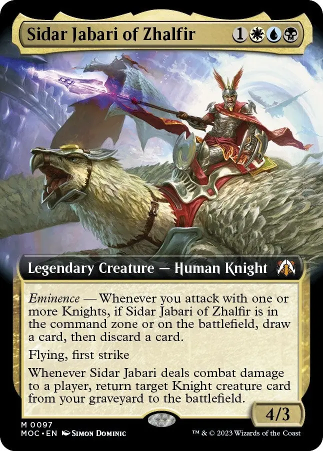 Sidar Jabari Of Zhalfir (Extended Art) (97) (Moc) 1