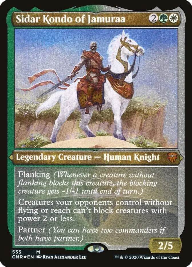 Sidar Kondo Of Jamuraa (Foil Etched) (535) (Cmr) 1