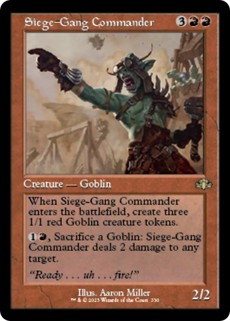 Siege-Gang Commander (Retro Frame) (330) (Dmr) 1