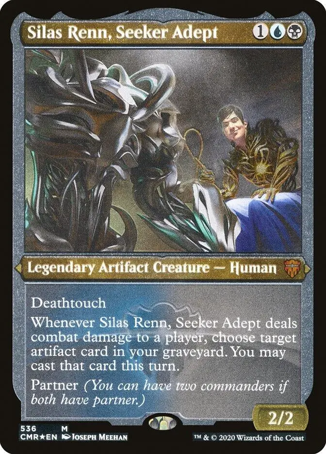 Silas Renn, Seeker Adept (Foil Etched) (536) (Cmr) 1