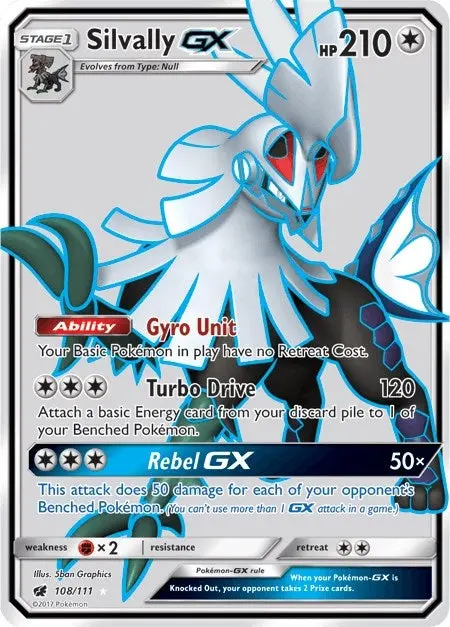 Silvally Gx (Full Art) (108/111) (Sm04) 1