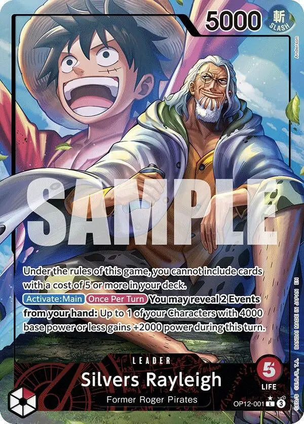 Silvers Rayleigh (Alternate Art) (Op12-001) (Op12) 1