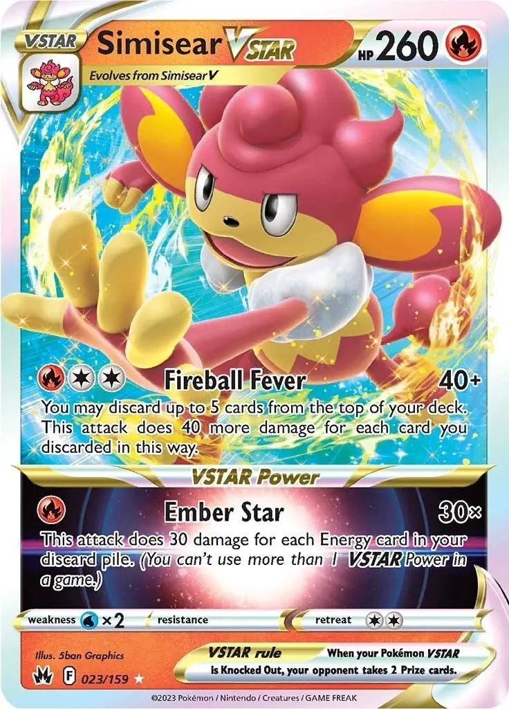 Simisear Vstar (023/159) (Crz) 1