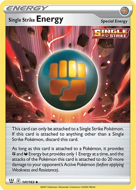 Single Strike Energy (141/163) (Swsh05) 1