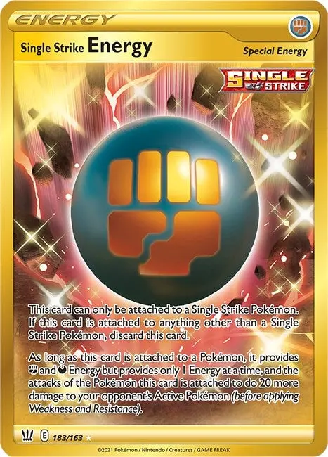 Single Strike Energy (Secret) (183/163) (Swsh05) 1