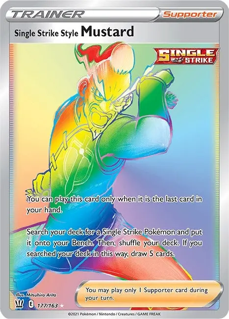 Single Strike Style Mustard (Secret) (177/163) (Swsh05) 1