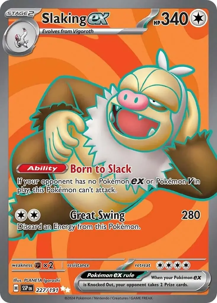 Slaking Ex (227/191) (Ssp) 1