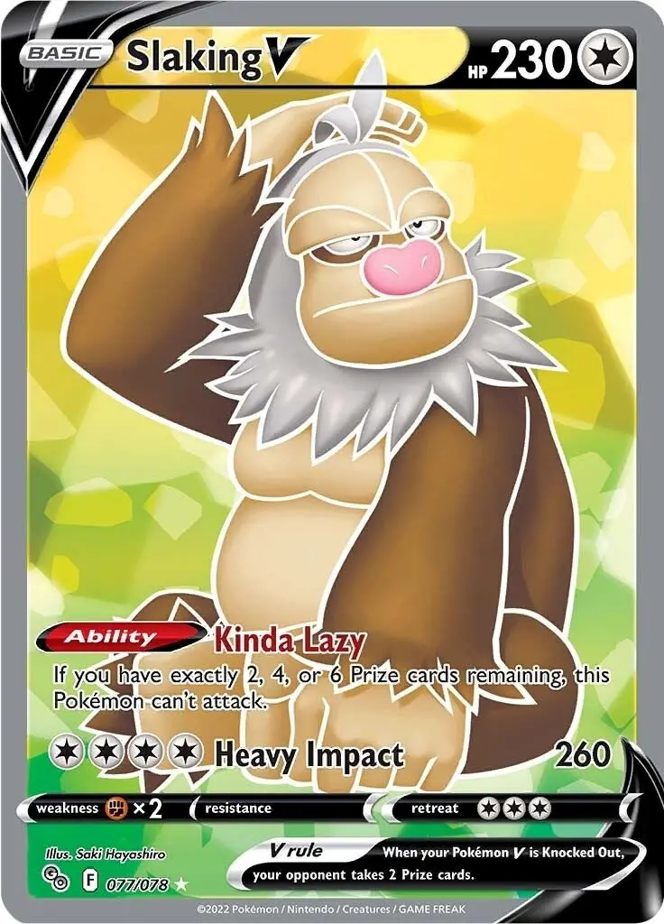 Slaking V (Full Art) (077/078) (Pgo) 1