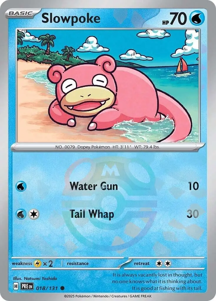 Slowpoke (Master Ball Pattern) (018/131) (Pre) 1