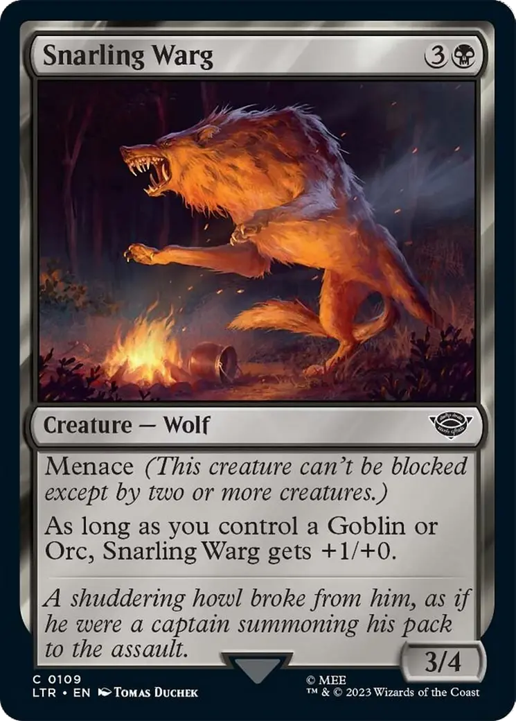 Snarling Warg [The Lord Of The Rings: Tales Of Middle-Earth] 1