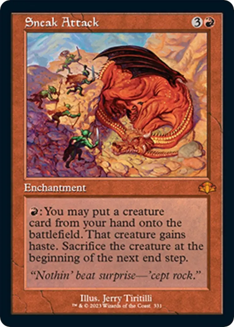 Sneak Attack (Retro Frame) (331) (Dmr) 1