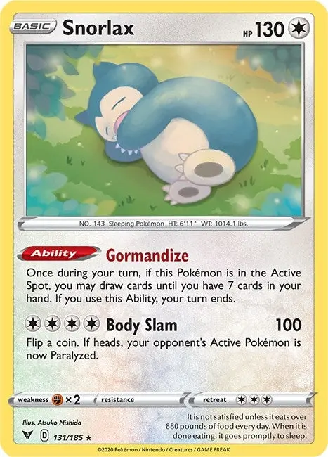Snorlax (131/185) (Swsh04) 1
