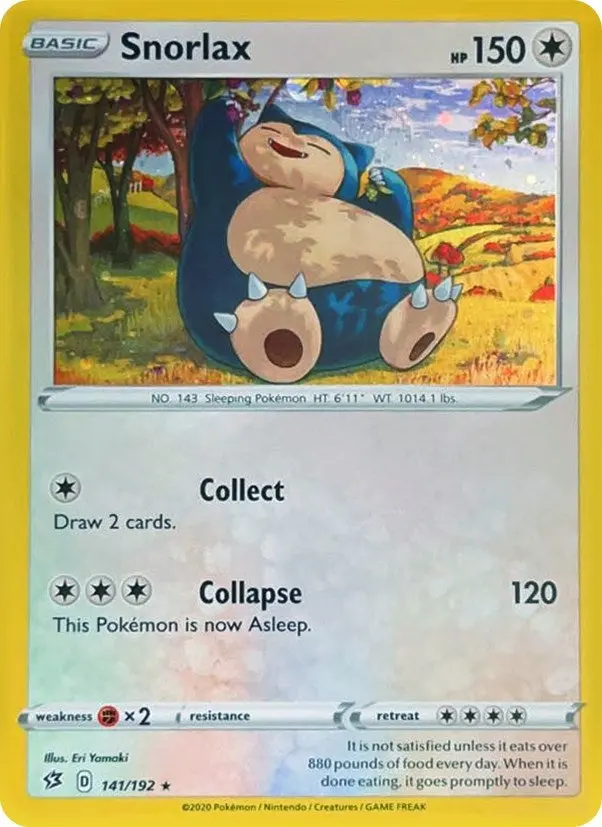 Snorlax - 141/192 (Cosmos Holo) (141/192) (Mcap) 1