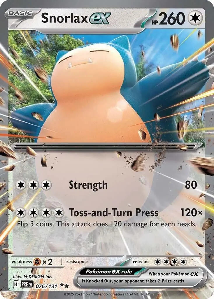 Snorlax Ex (076/131) (Pre) 1