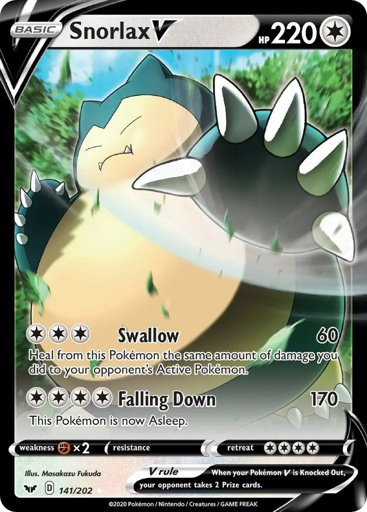 Snorlax V (141/202) (Swsh01) 1