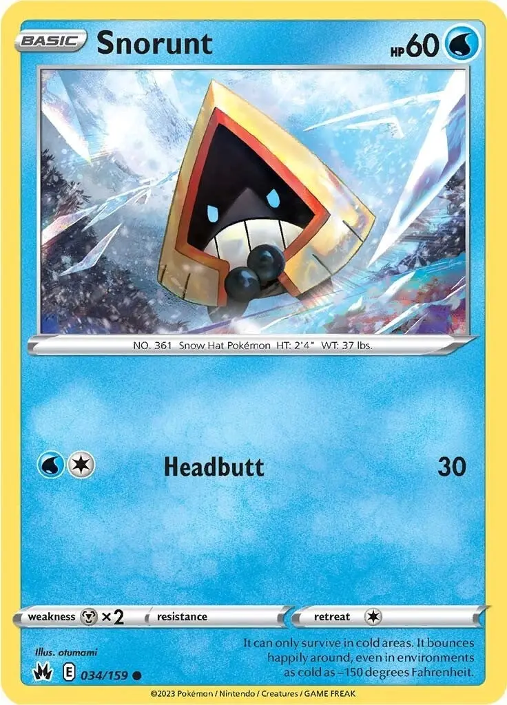 Snorunt (034/159) (Crz) 1