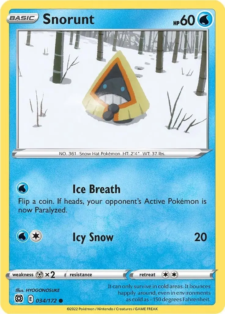 Snorunt (034/172) (Swsh09) 1