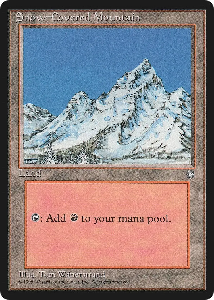 Snow-Covered Mountain (349) (Ice) 1