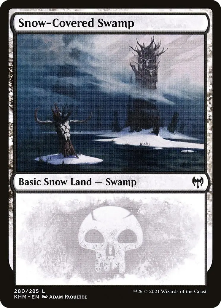 Snow-Covered Swamp (280) (280) (Khm) 1