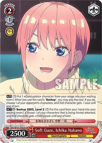 Soft Gaze, Ichika Nakano (5Hy/W101-E063s Sr) [The Quintessential Quintuplets Movie] 1