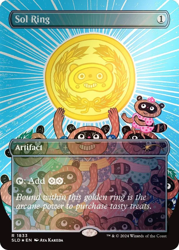 Sol Ring (1833) (Rainbow Foil) (1833) (Sld) 1