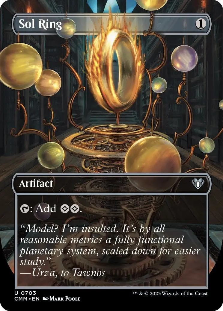 Sol Ring (Borderless) (703) (Cmm) 1