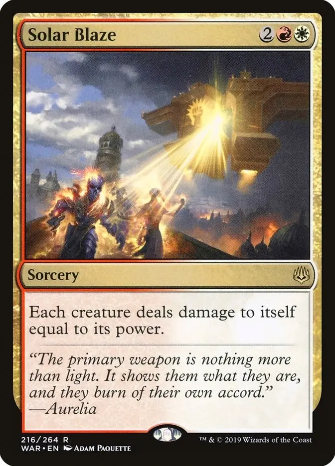 Solar Blaze (216) (War) 1