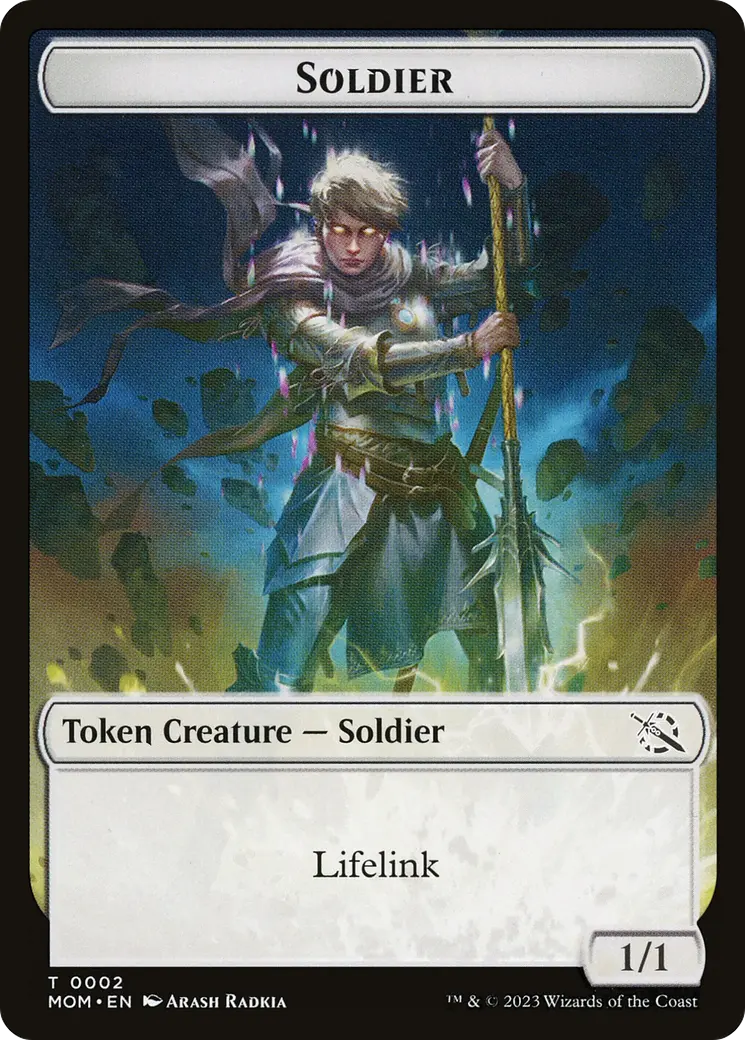 Soldier // Thopter Double-Sided Token [March Of The Machine Tokens] 1
