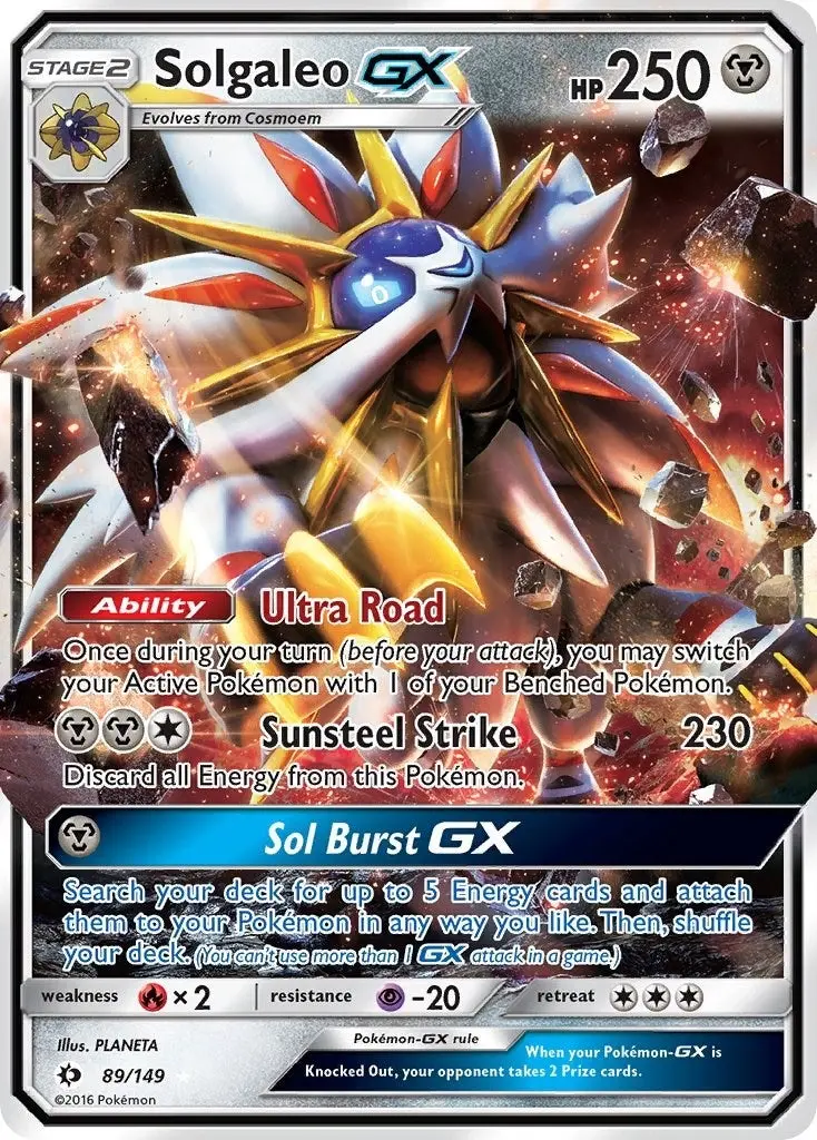 Solgaleo Gx (89/149) (Sm01) 1