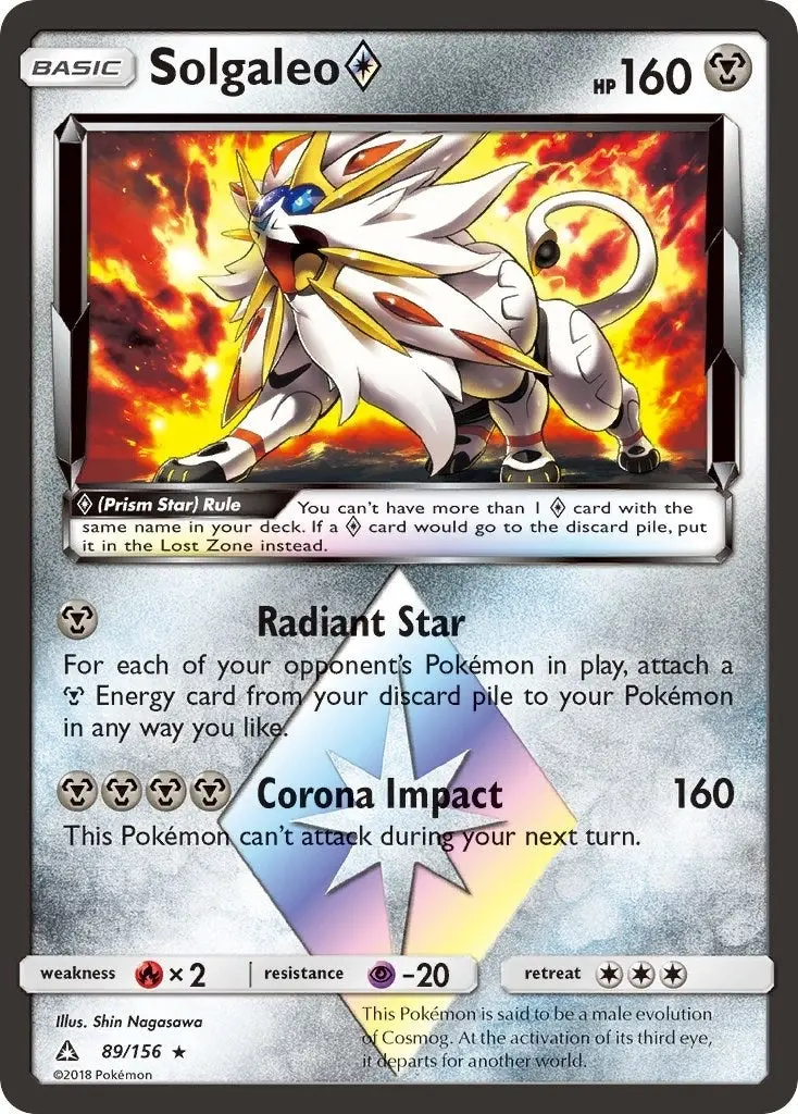 Solgaleo Prism Star (89/156) (Sm05) 1