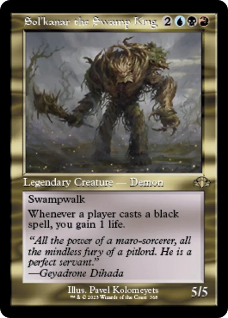 Sol'kanar The Swamp King (Retro Frame) (368) (Dmr) 1